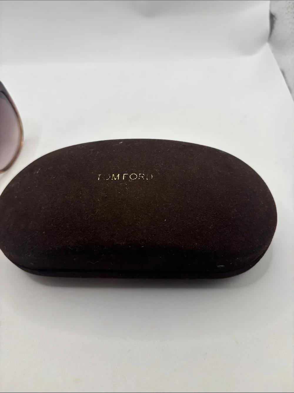 Tom Ford Lydia Sunglasses w/case Purple Frame Gradient Lens oversized retro styl - Picture 11 of 13